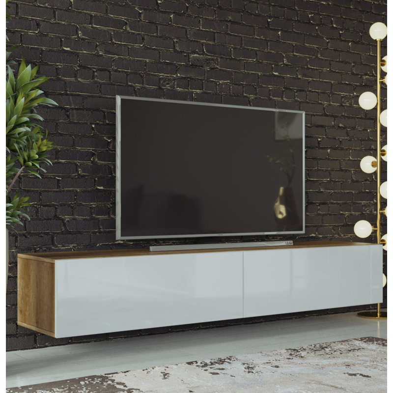 Orren Ellis Cargile Floating TV Stand for TVs up to 78" Wayfair